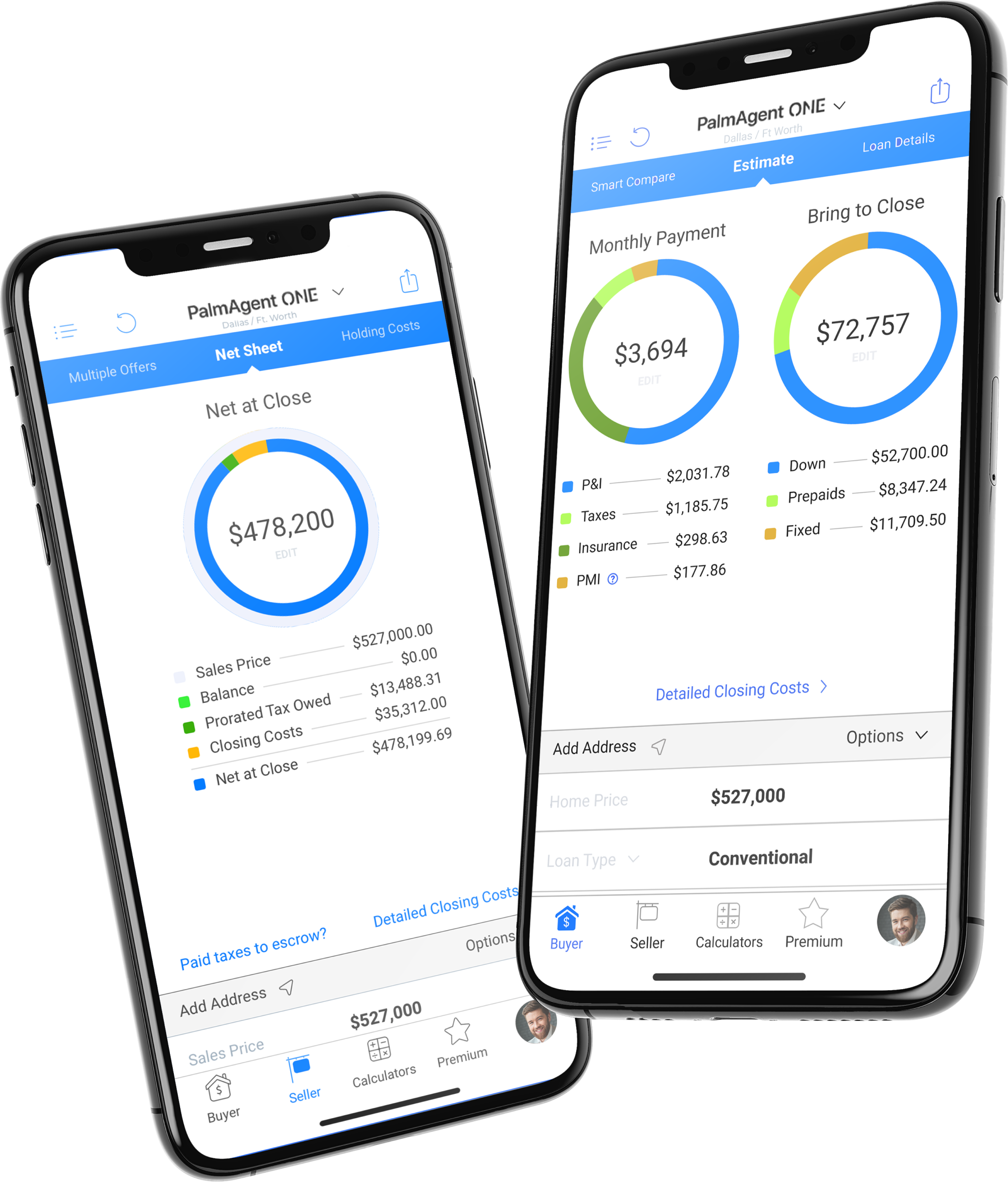 Buyer Estimate, Seller Net Sheet